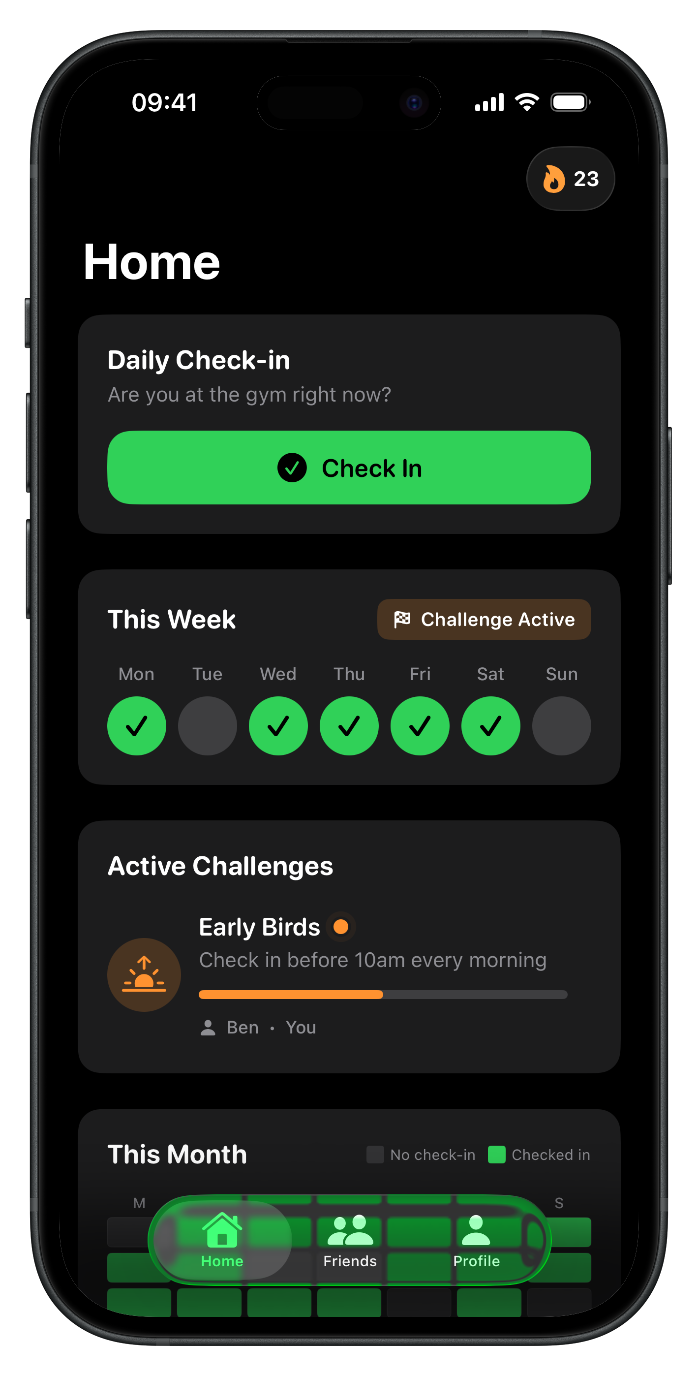Strive App Screenshot